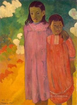 ピティ・テイナ 二人の姉妹 ポスト印象派 原始主義 ポール・ゴーギャン Oil Paintings